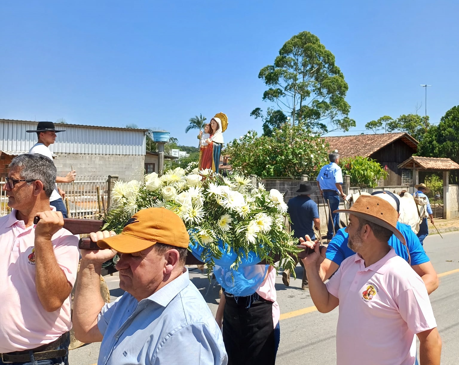 Festa de Nossa Senhora da Saúde terá procissão de carroças de São João até o Escalvado