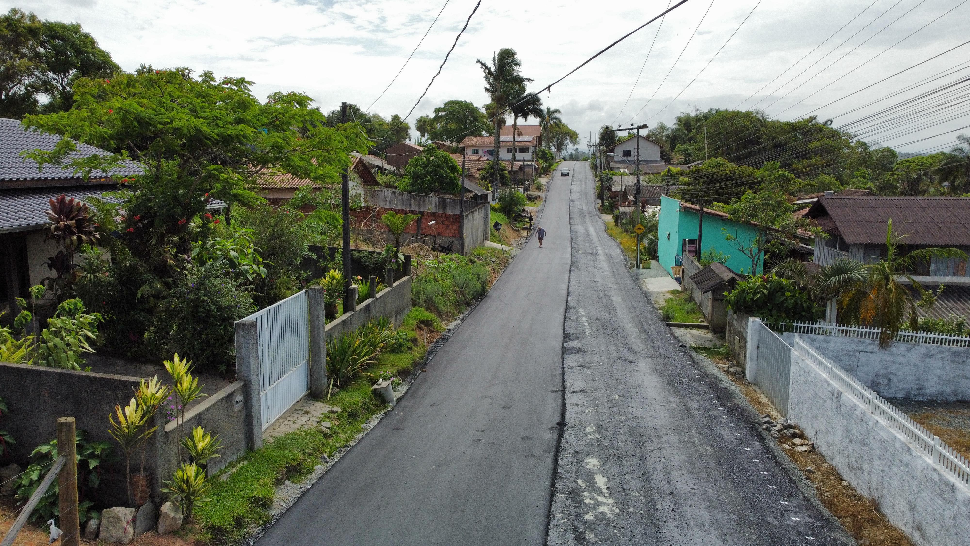 Pavimentação Asfáltica da Rua Nelson da Cunha em Barra Velha