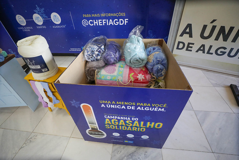 Campanha do Agasalho Solidário recebe itens até o dia 17. Participe!