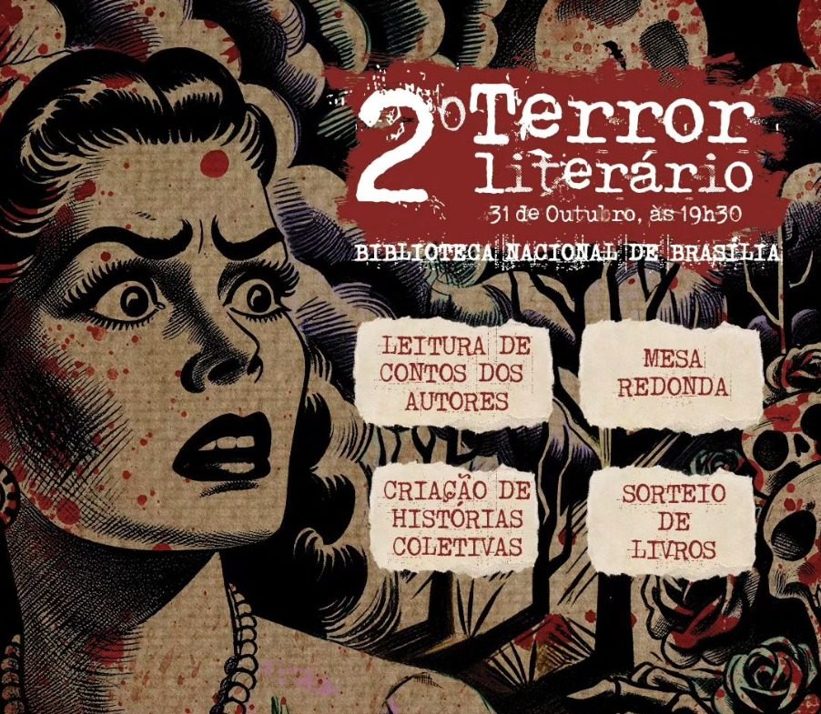 Literatura e filmes de terror fazem parte da agenda cultural do fim de semana no DF