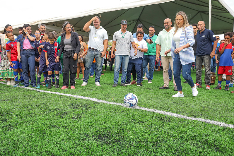 Novo campo society leva lazer e esporte para população do Pôr do Sol