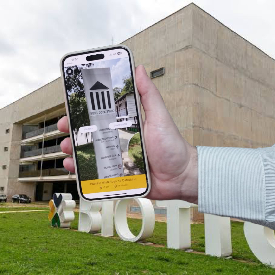 App gratuito promove experiência virtual e interativa no Museu do Catetinho