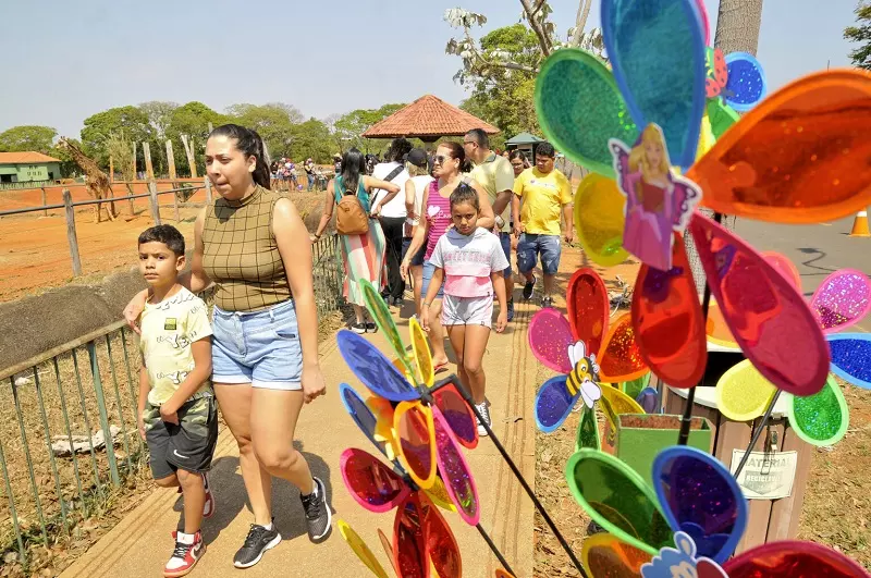 Zoológico de Brasília recebe criançada na Colônia de férias