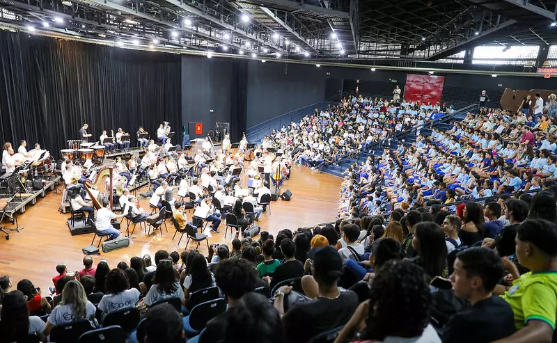 Projeto leva alunos da rede pública a concertos da Orquestra Sinfônica