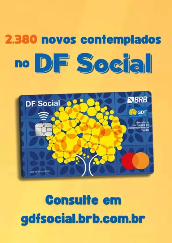 Duas mil novas famílias serão beneficiadas com o DF Social