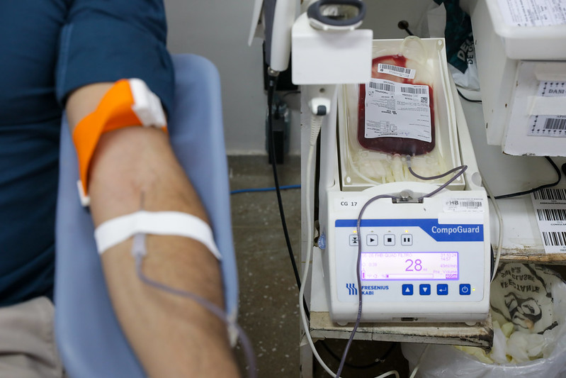 Hemocentro reforça pedido por doação de sangue, em mês com muitos feriados