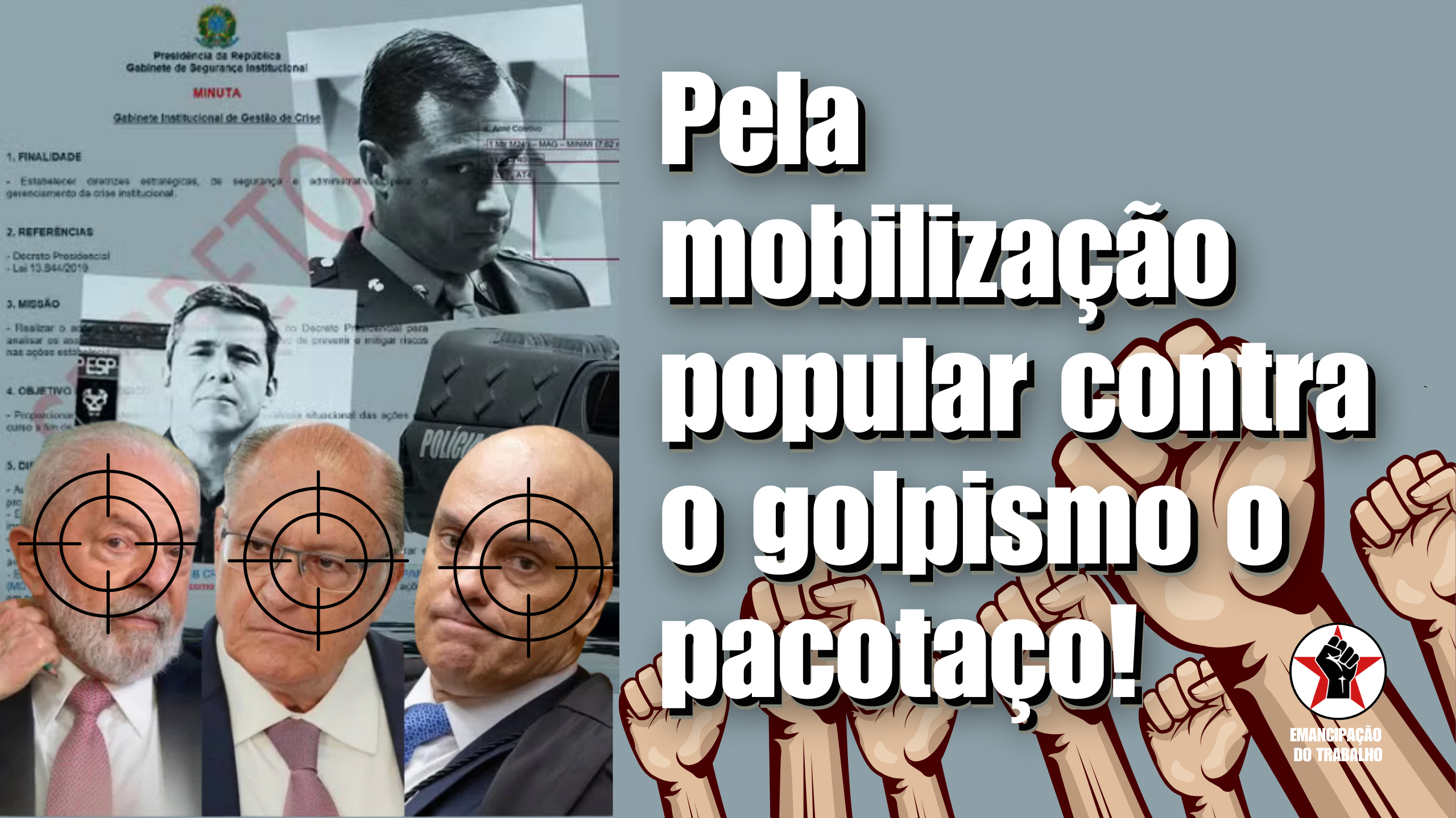 Vídeo: Pela mobilização popular contra o golpismo o pacotaço!