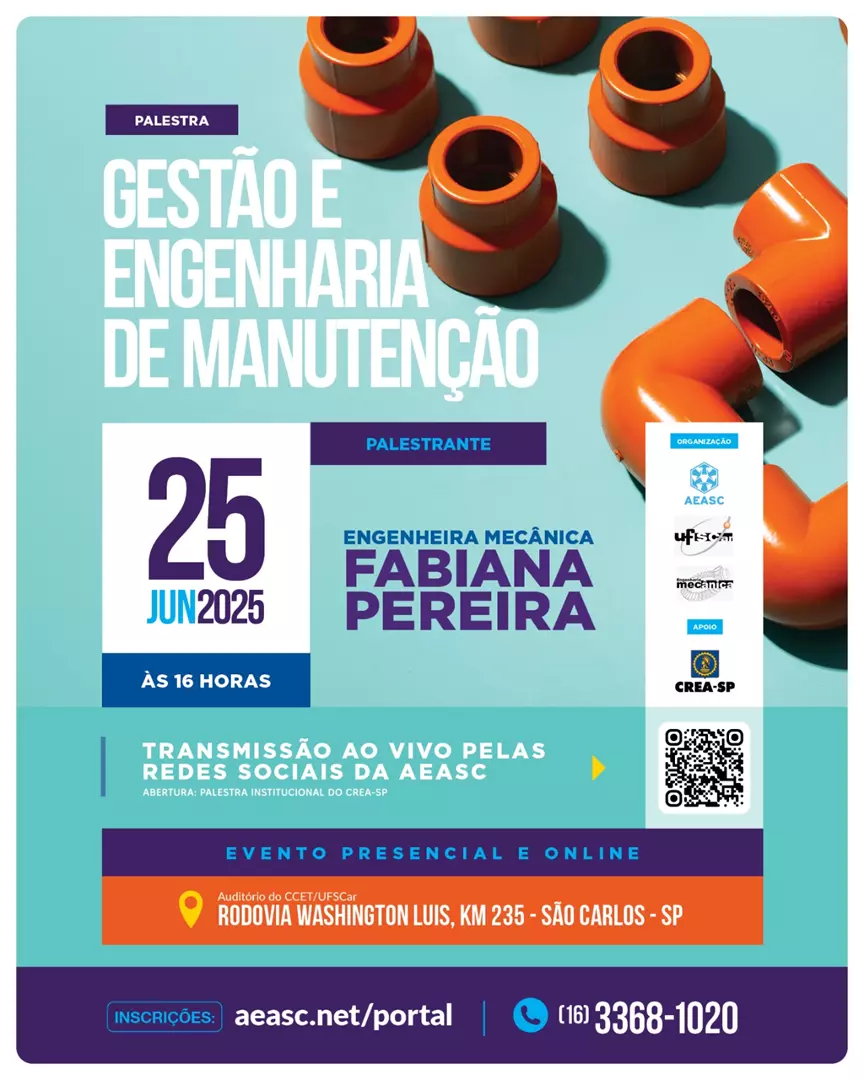 AEASC participa do VI Ciclo de Palestras em Engenharia Mecânica da UFSCar