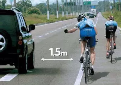 Ciclista e o perigo nas rodovias