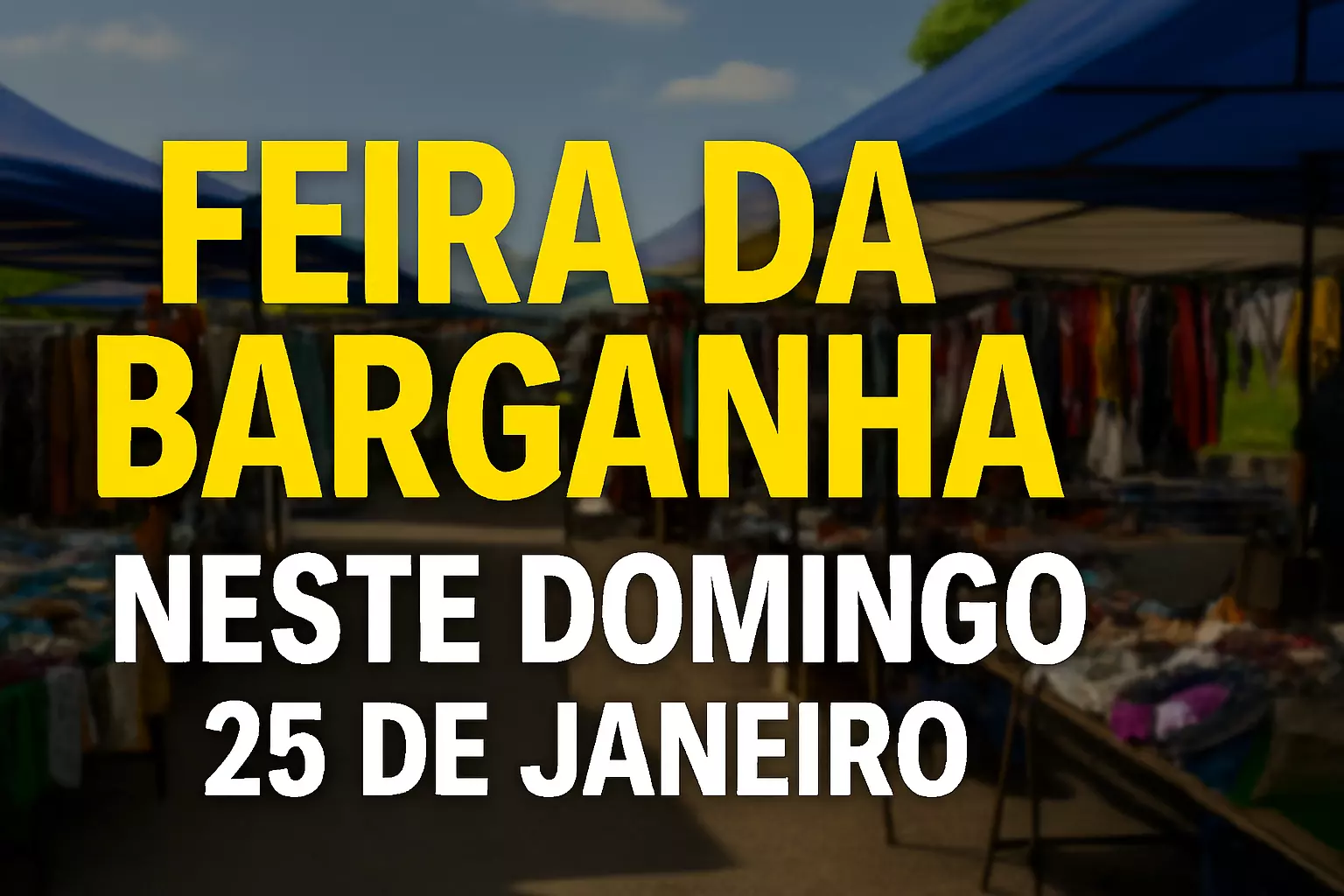 Achadinhos e diversão na Feira da Barganha do Bicão