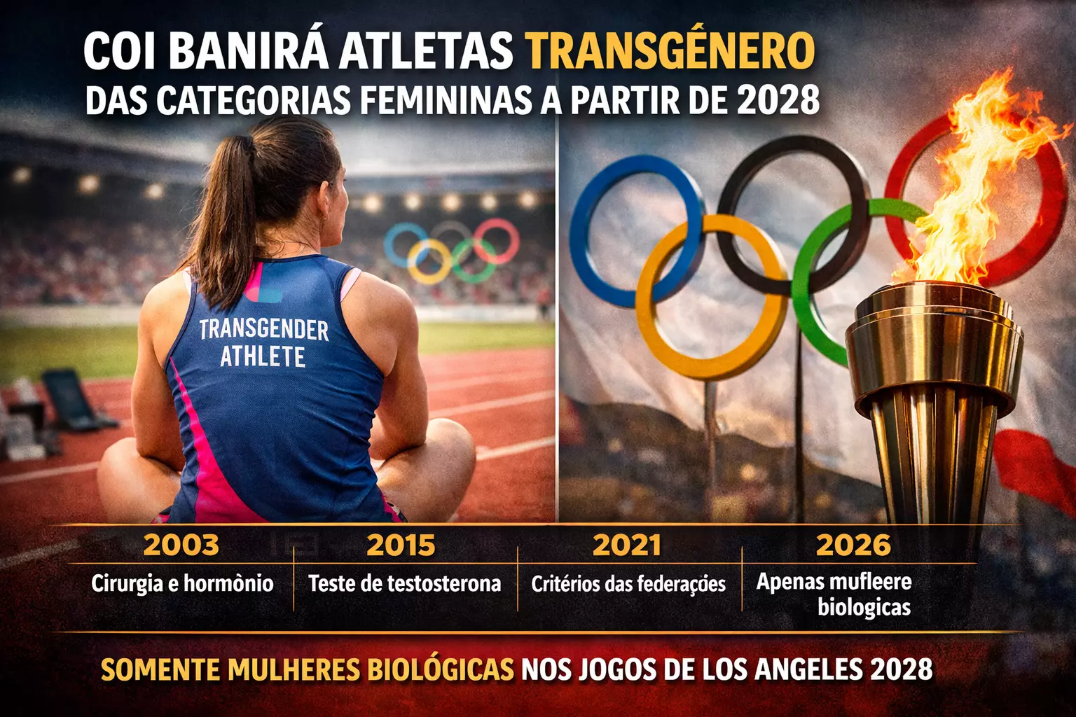 Banimento de atletas transgênero das categorias femininas