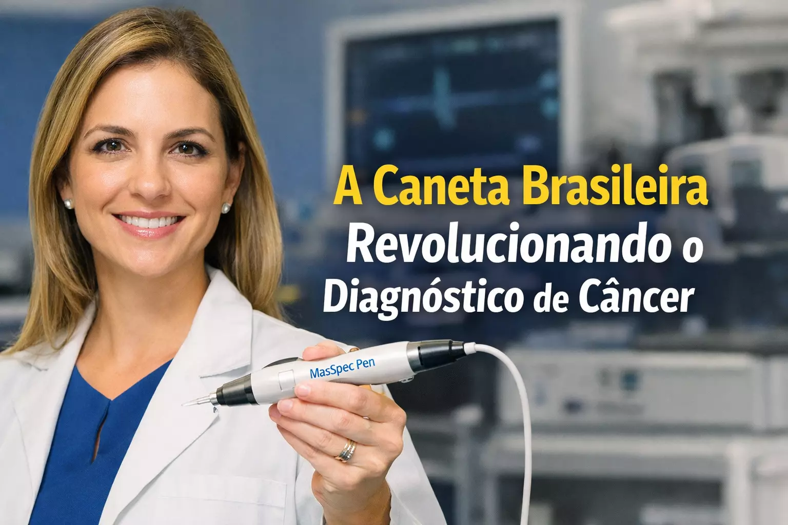 Saúde - Caneta brasileira promete revolucionar o diagnóstico de câncer