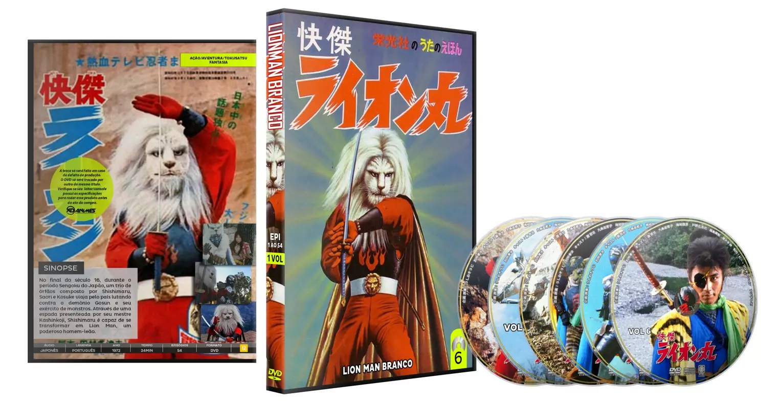 Dvd Lion Man Branco 1972 Série Completa Ed De Colecionador - XD