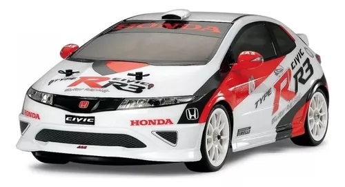 Automodelo RC Elétrico - Tamiya Honda Civic Type R R3 - 58476