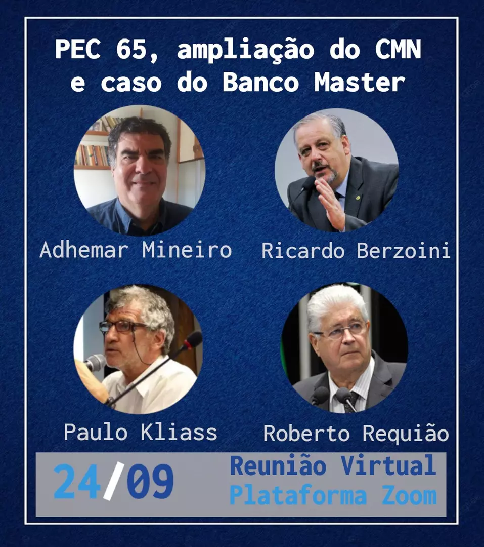 Abed debate os riscos da PEC 65 e a regulação do sistema financeiro