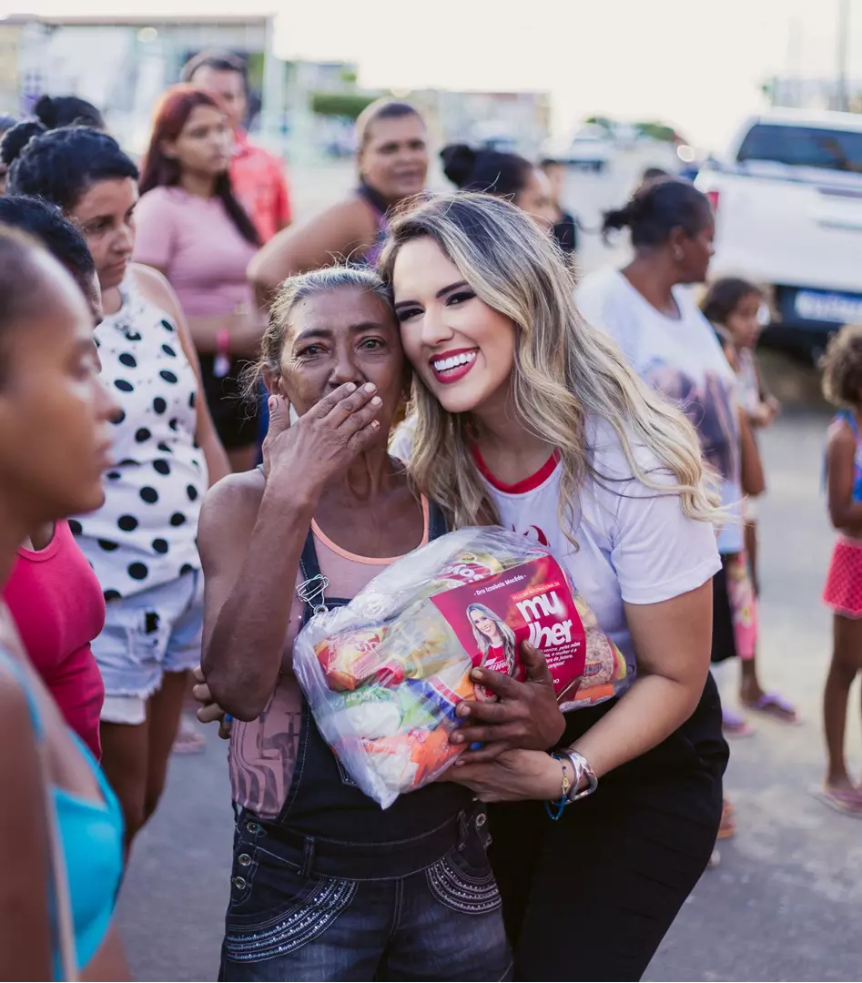 Trindade: Ação solidária da Dra Izzabela Macêdo já distribuiu quase 100 cestas básicas no mês da mulher