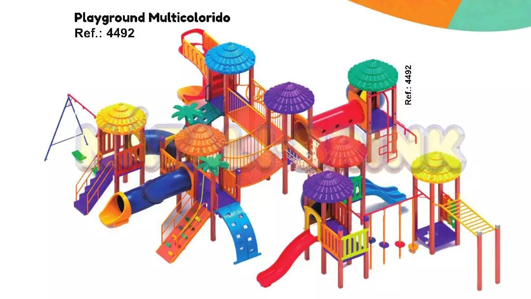 Playground de madeira ecológica
