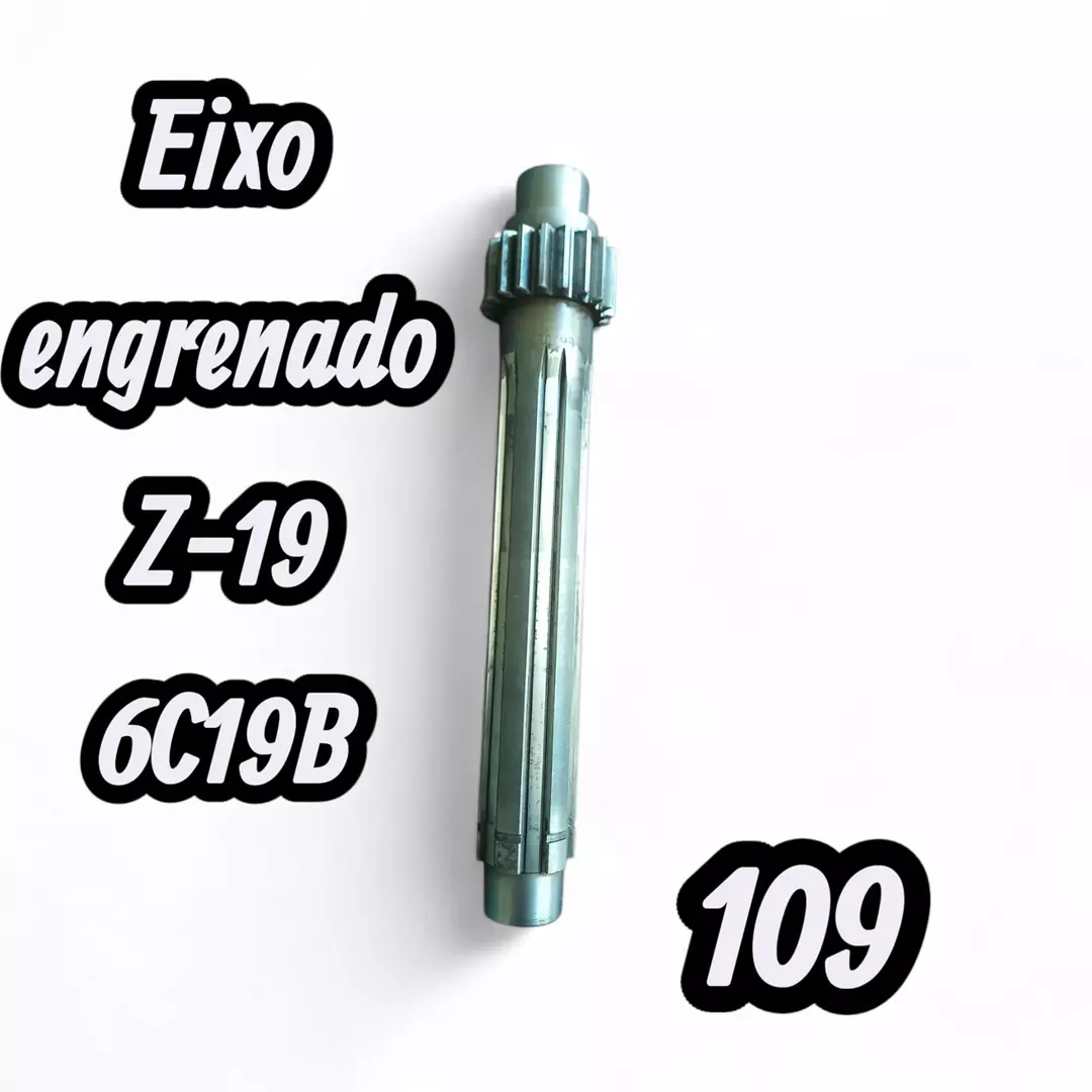 109 EIXO ENGRENADO Z-19 CODIGO ROMI 6C19B - ELIMAQ COMERCIO E SERVICOS