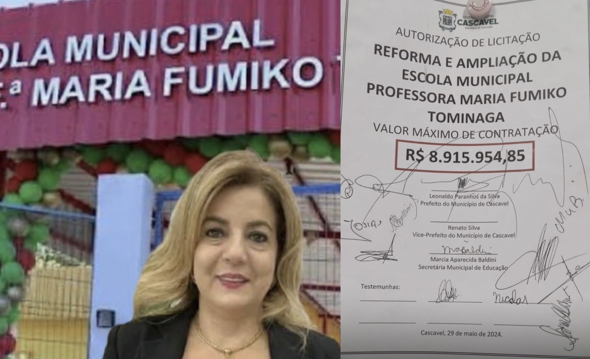 Cascavel; onde estão os quase 9 milhões da reforma na escola Maria Fumiko?