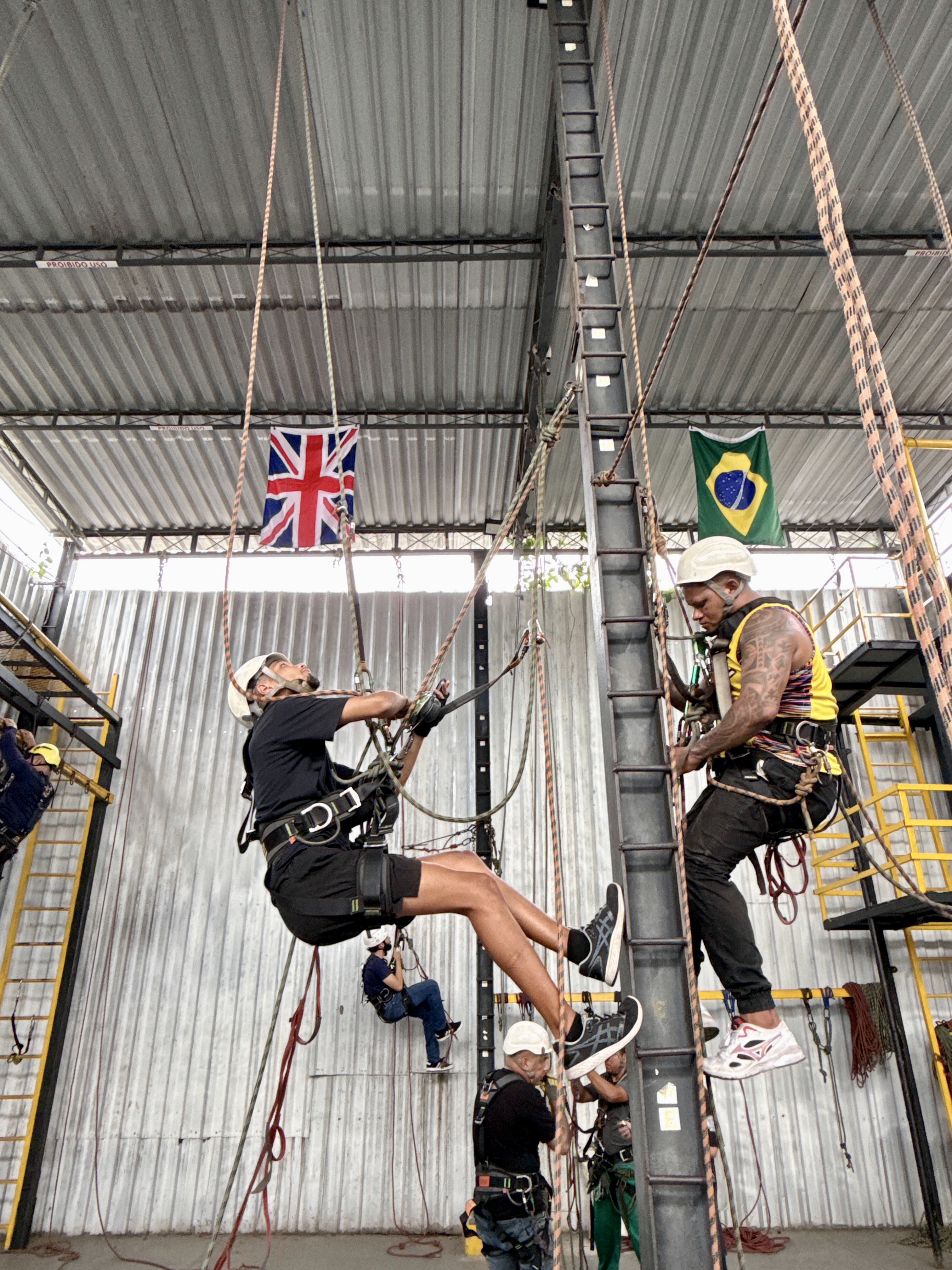 Curso de Irata Rio de Janeiro, Acesso por Cordas