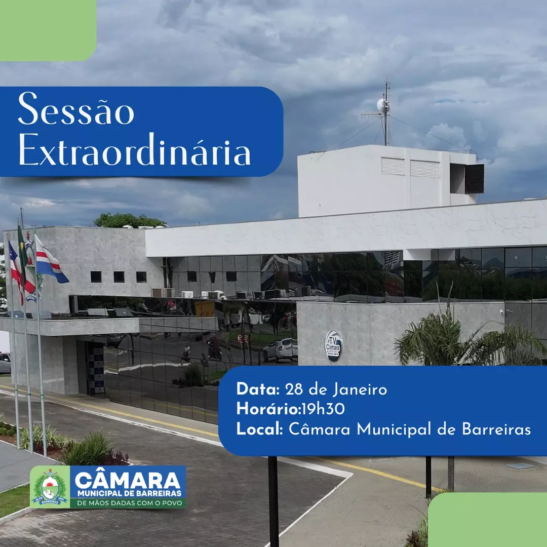 Convocação para Sessão Extraordinária