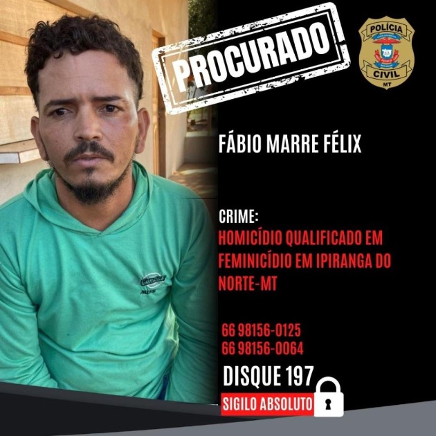 Polícia procura pelo acusado de matar esposa queimada e assassinar 2 garotas de programa