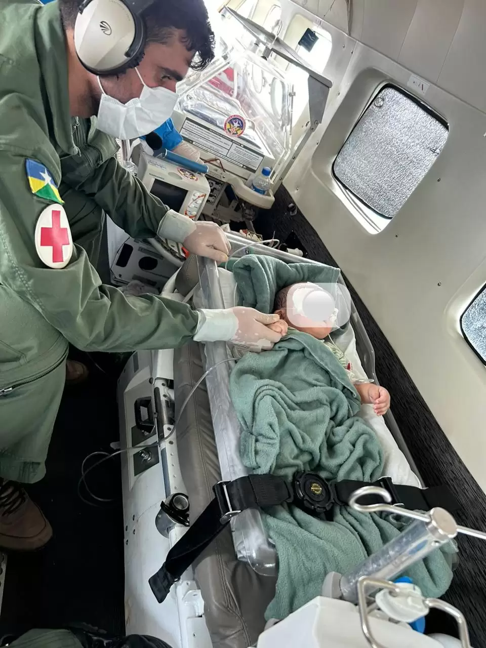 BEBÊ DE 6 MESES É SALVO POR PROFISSIONAIS DE RONDÔNIA NO RIO GRANDE DO SUL