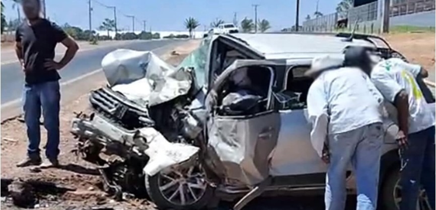 Três morrem em grave colisão entre carro e caminhonete no Nortão de MT