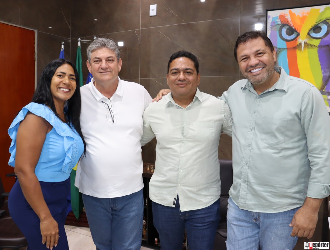 Prefeito de São Félix do Araguaia recebe a visita do Deputado Estadual Valmir Moretto e discute demandas da cidade
