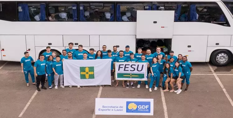 Delegação do DF rumo aos JUBs 2023 em Joinville, SC!
