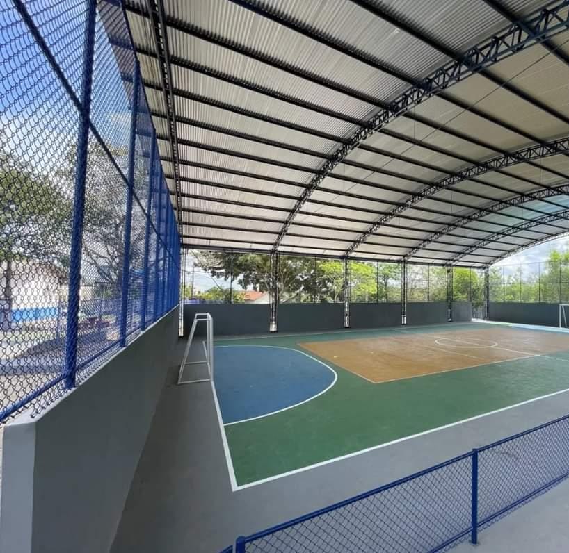 Prefeitura prepara entrega da Quadra Poliesportiva do Palmito em Jaguaré