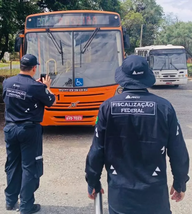 ANTT realiza fiscalização no transporte público coletivo de Rio Negro e Mafra