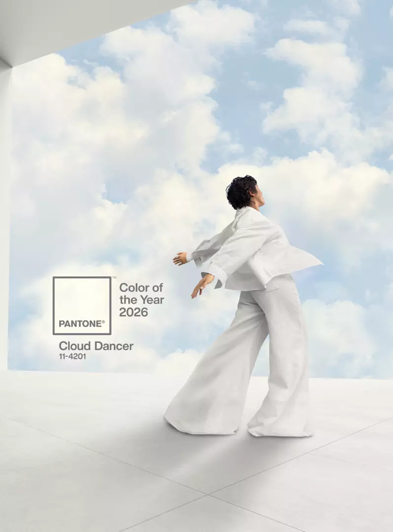 A cor do ano Pantone 2026: Cloud Dancer