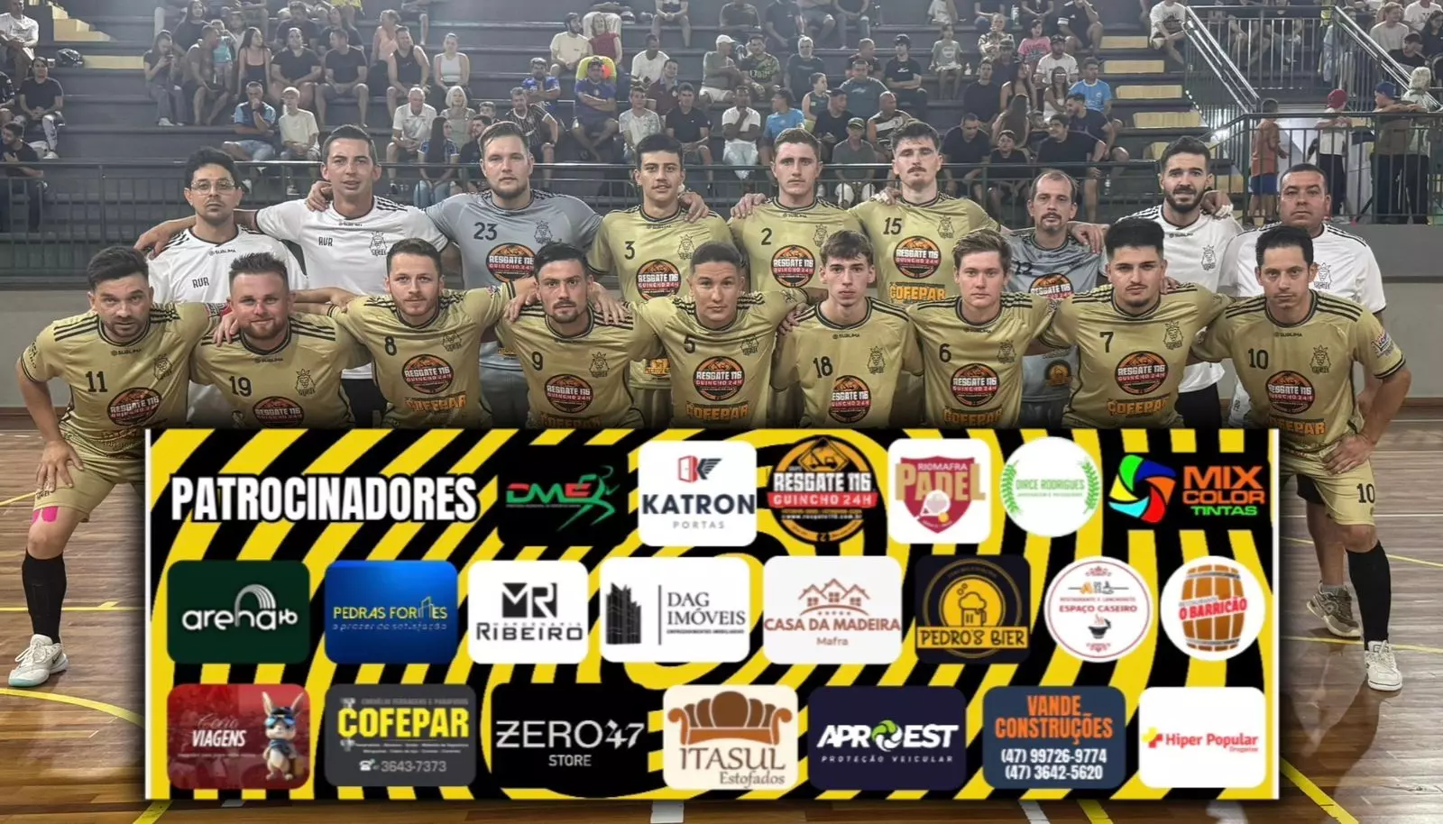 Real Vila Ruthes estreia em casa com vitória diante da torcida riomafrense na Série Bronze da LCF