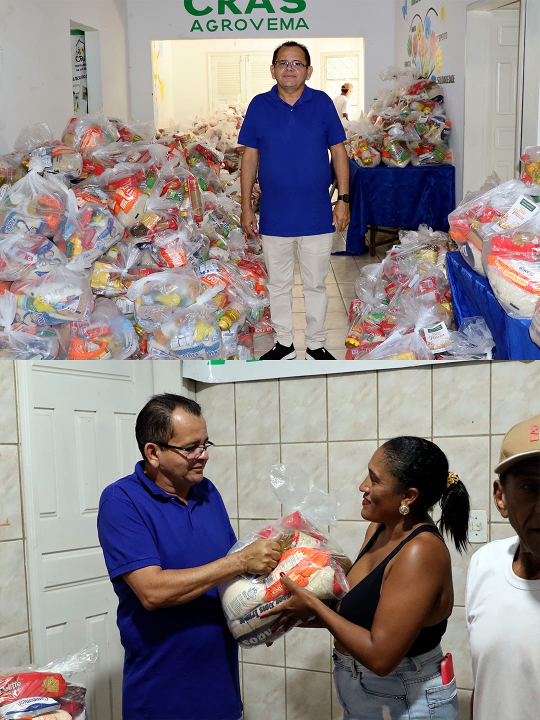NA CELEBRAÇÃO DA PÁSCOA, PREFEITURA DE PARNARAMA CONTEMPLA FAMÍLIAS CARENTES COM CESTAS BÁSICAS