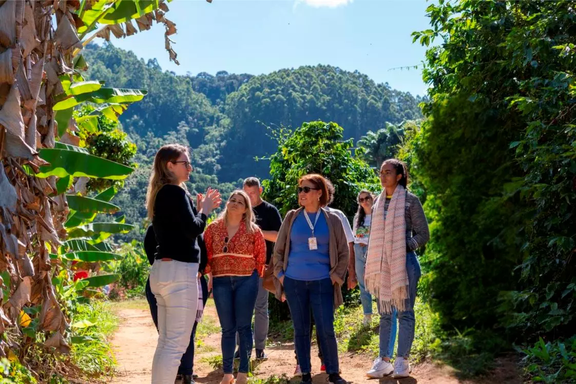 Café Zandonade- família recebe visitantes de diferentes nacionalidades