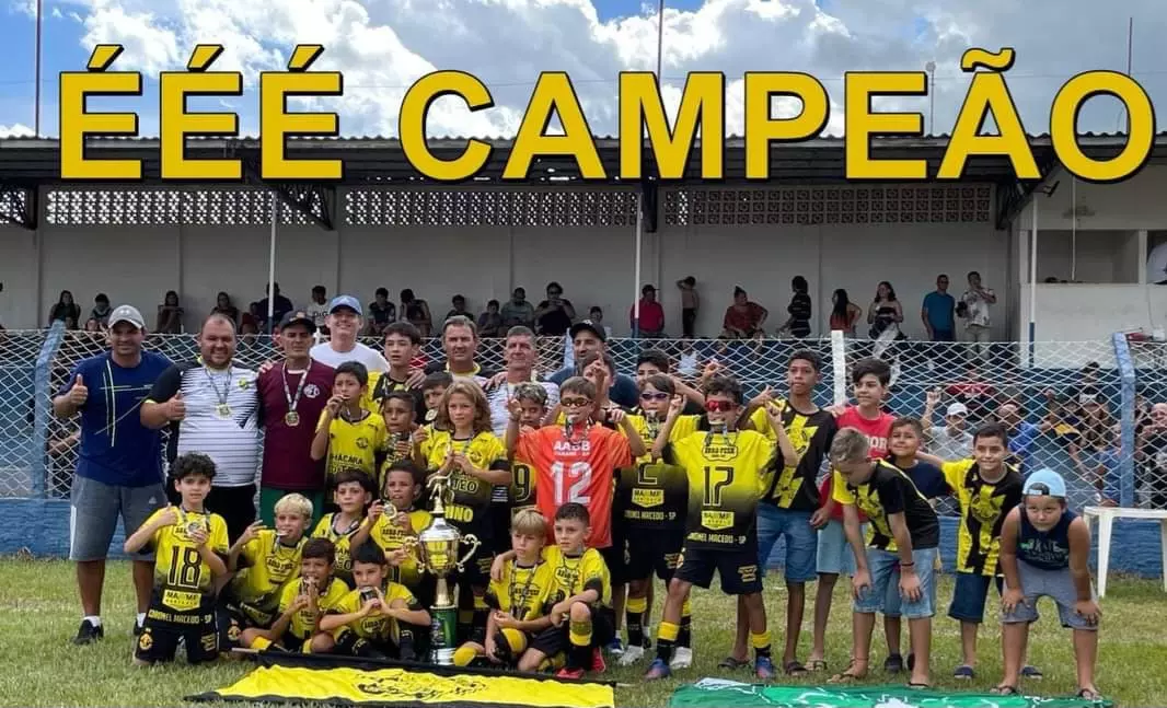 É Campeão! Equipe Beldará/Chácara do Téo sagra-se campeão da categoria Sub-10 da 3ª Supercopa em Taquarituba