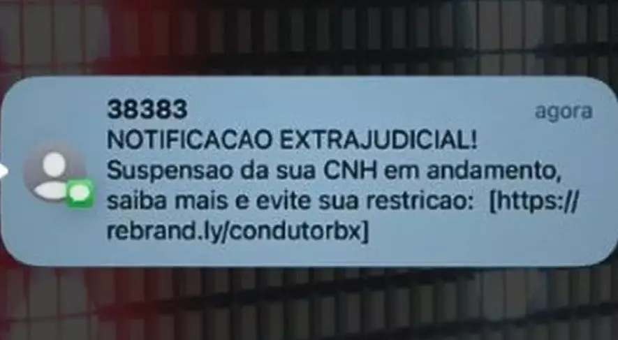 Novo Golpe da CNH: ‘notificação extrajudicial’ para evitar suspensão é fraudulenta, diz Detran