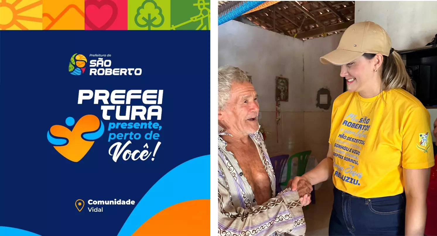 SÃO ROBERTO: Prefeitura Itinerante levará atendimentos à comunidade Vidal
