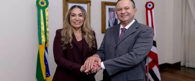 Brandão dá posse a coronel Augusta Andrade como secretária de Segurança Pública
