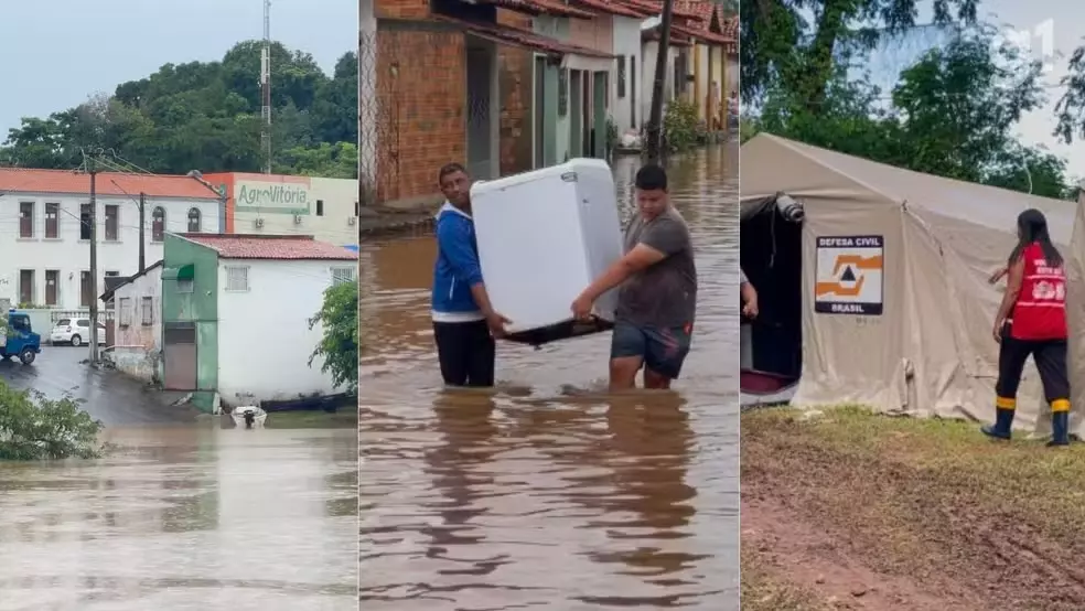 PEDREIRAS: Cheia do Rio Mearim já desabriga mais de 720 pessoas