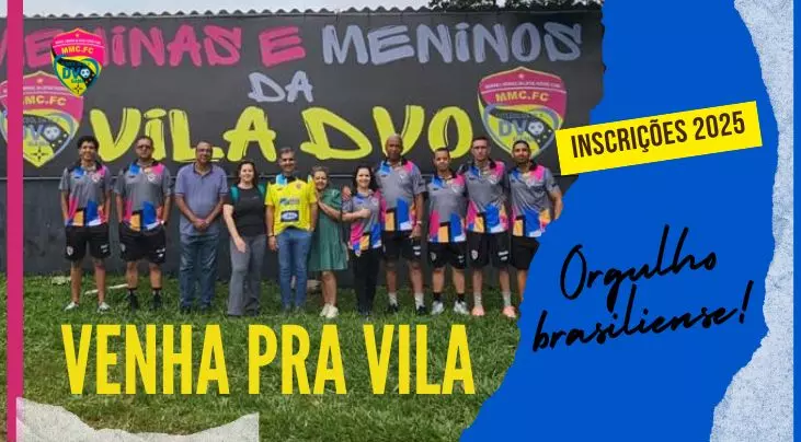 Inscrições abertas para o Projeto Meninos e Meninas da Vila – Garanta sua vaga em 2025!