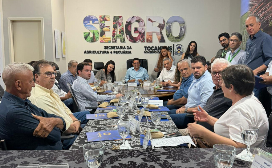 DIÁLOGO INSTITUCIONAL ][ Seagro e setor produtivo alinham metas no TO