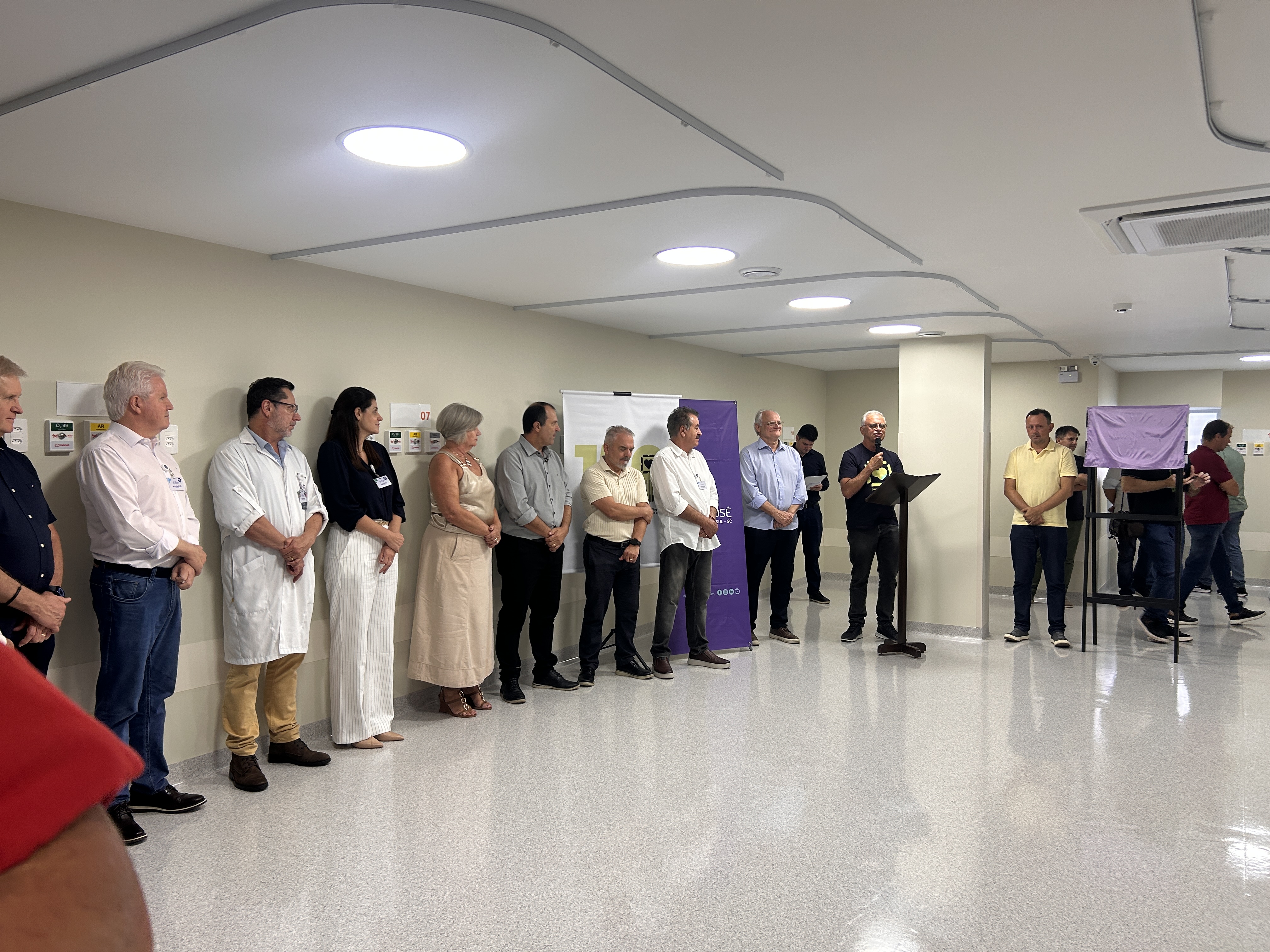 Barra Velha faz visita institucional no hospital São José em Jaraguá do Sul