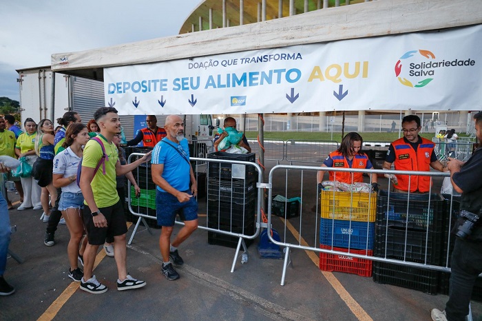 Campanha Solidariedade vai arrecadar alimentos na festa de aniversário de Brasília