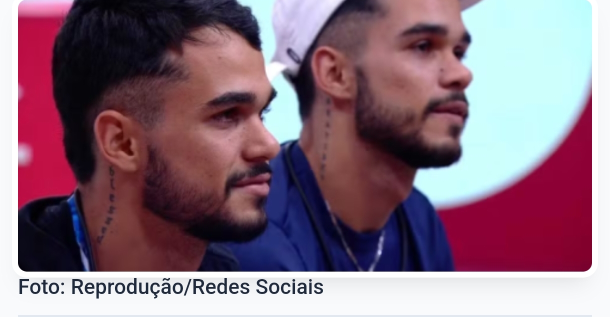 BBB25: João Gabriel e João Pedro reveem irmãos, que também são gêmeos