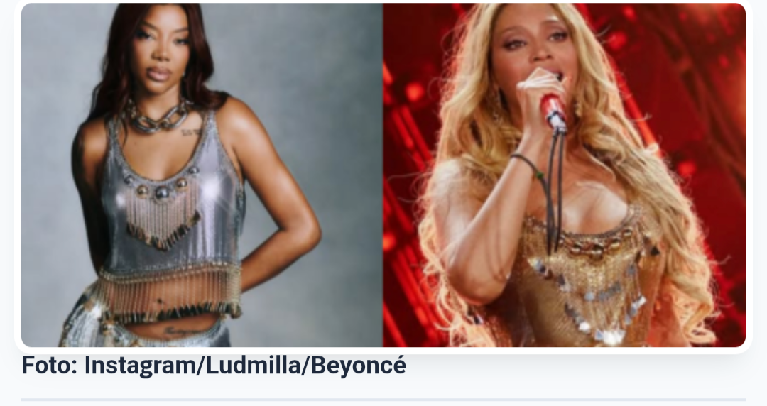Beyoncé usa o mesmo look que Ludmilla e brasileira brinca: 